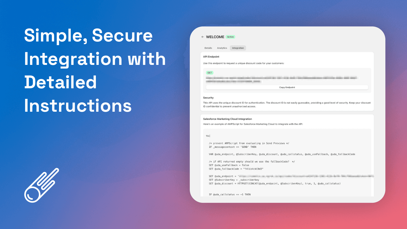 Detail of zipper pull with tan leather and silver rivet.